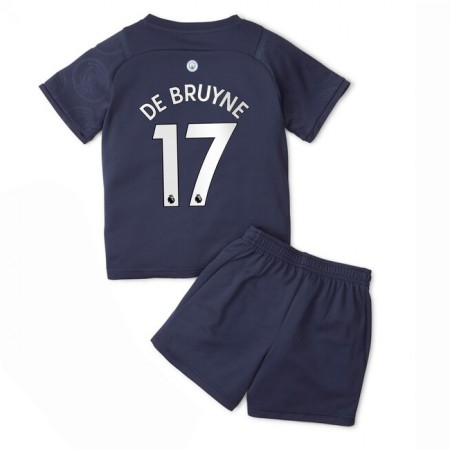 Koszulka Manchester City Kevin De Bruyne 17 Dziecięcy Trzeci Stroje Piłkarskie 2021/22 Krótki Rękaw